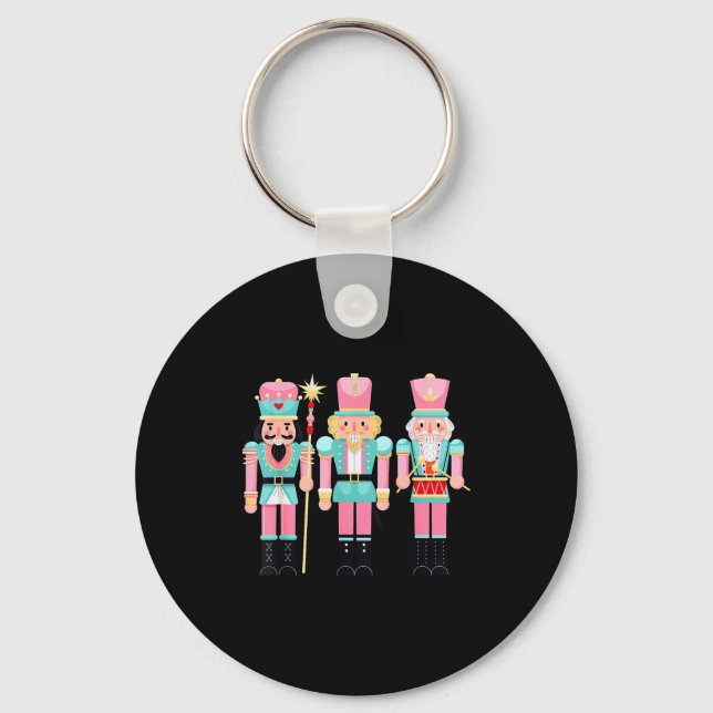 Nk Nutcracker Squad Xmas Nk Christmas Pajamas Wome Key Ring (Front)