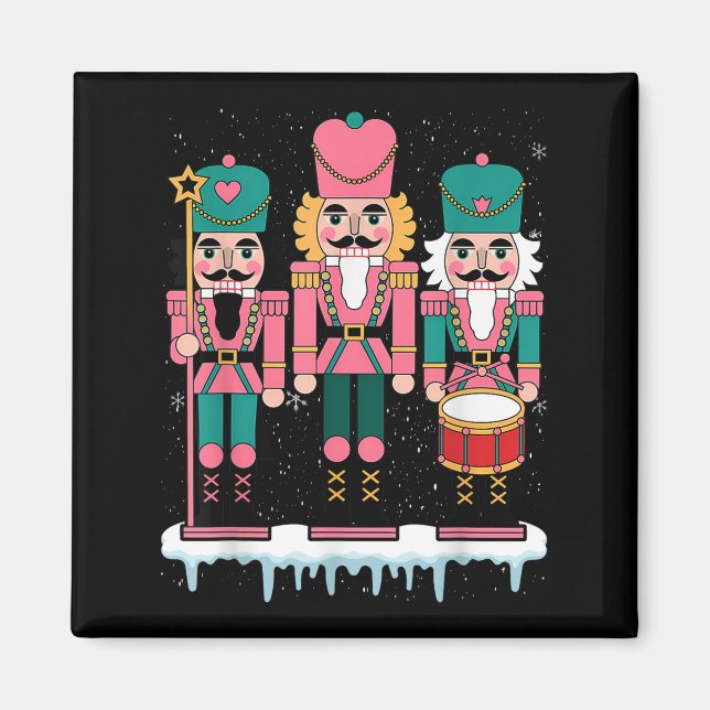 Nk Nutcracker Squad Xmas Nk Christmas Pyjamas Wome Magnet (Front)