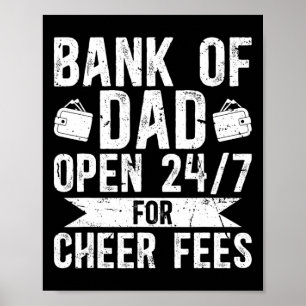Nk Of Cheer Dad Of A Cheerleader Father Cheerleadi Poster