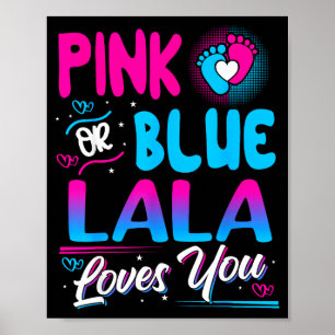 Nk Or Blue Lala Loves You New Baby Poster
