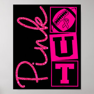 Nk Out Breast Cancer Awareness Football Srts Men C Poster