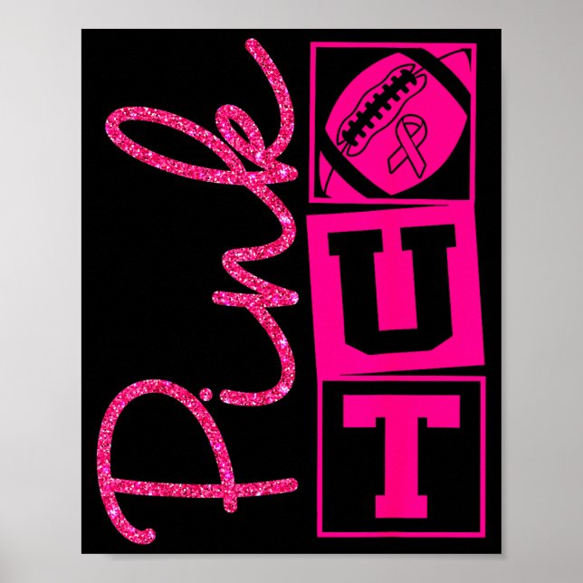 Nk Out Breast Cancer Awareness Football Srts Men C Poster (Front)