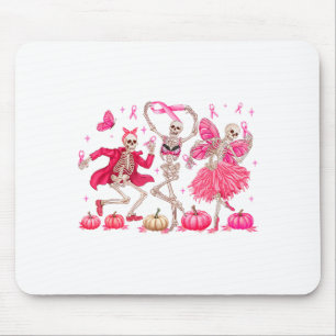 Nk Ribbon Breast Cancer Awareness Skeleton Women M Mouse Pad