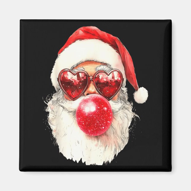 Nk Santa Christmas Bubble Gum Nk Sungles  Magnet (Front)