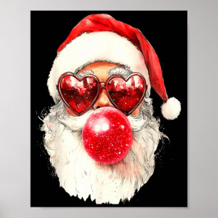 Nk Santa Christmas Bubble Gum Nk Sungles Poster