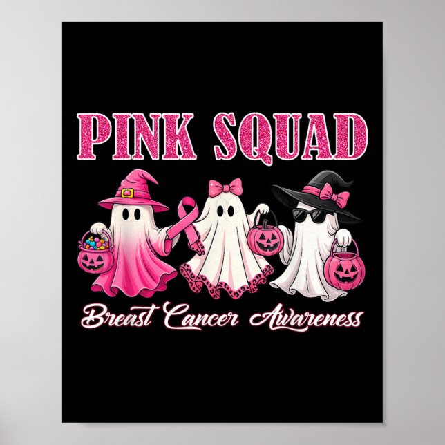 Nk Squad Breast Cancer Awareness Boo For Kids Todd Poster (Front)