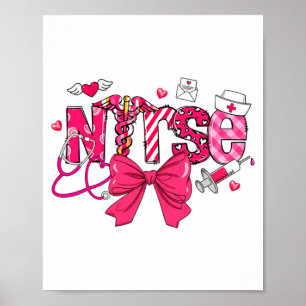 Nk Valentine Nurse Coquette Bow Cuds Favorite  Poster