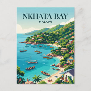 Nkhata Bay Malawi Postcard