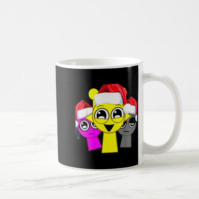 Nki Simon Gray Sprunky Christmas!  Coffee Mug (Right)