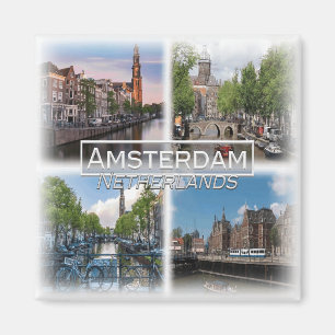 NL0029 Europe, Netherlands, Amsterdam, fridge Magnet