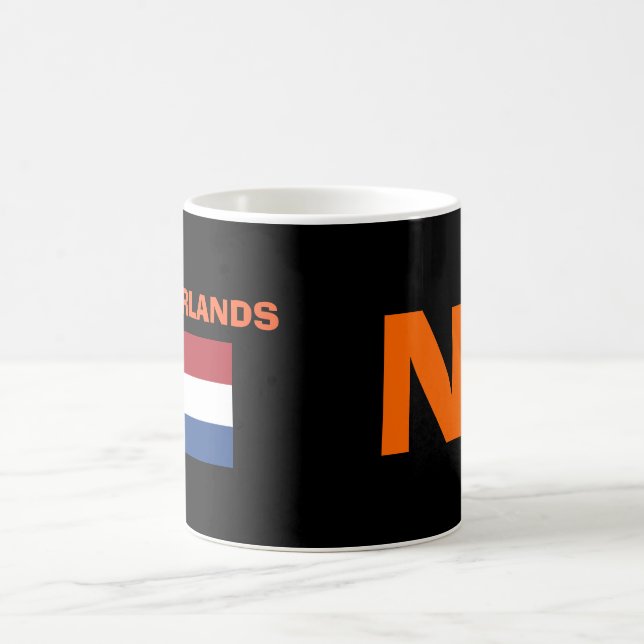 NL Netherlands Country Code Mug (Center)