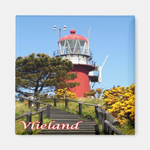 NL-Netherlands-Frisian Islands-Vlieland-lighthouse Magnet