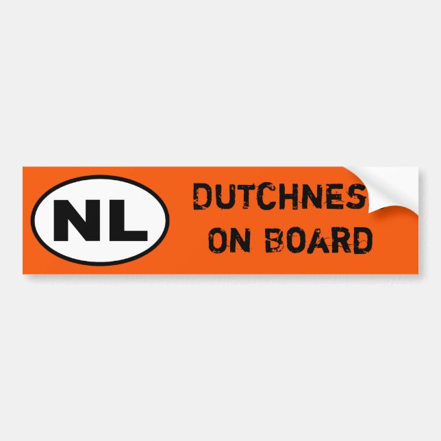 NL Sticker - Dutchness On Board (Front)