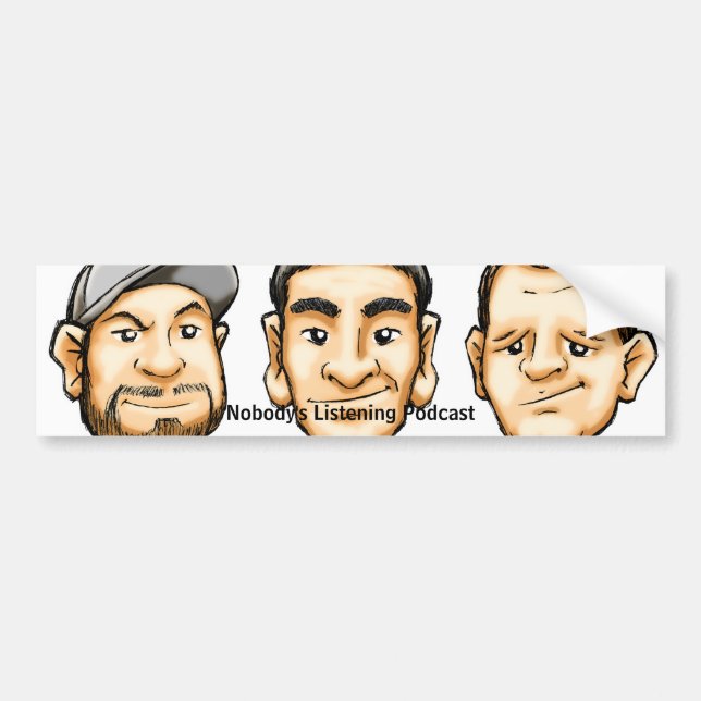 NLCast Bumper Sticker (Front)