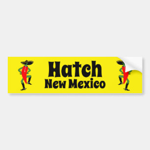 NM Chilli Peppers Hatch New Mexico chilli Bumper Sticker