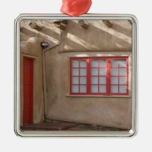 NM, New Mexico, Santa Fe, Canyon Road, legendary Metal Ornament