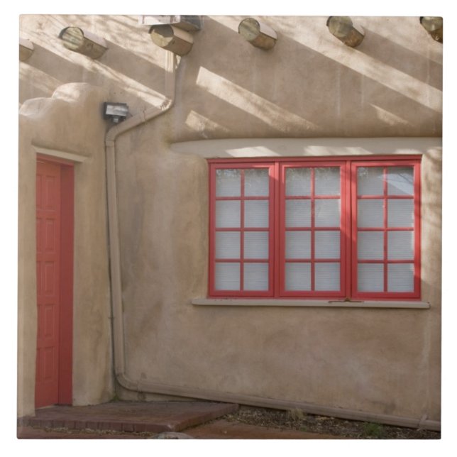 NM, New Mexico, Santa Fe, Canyon Road, legendary Tile (Front)