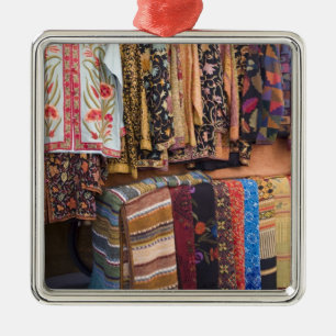 NM, New Mexico, Santa Fe, Navajo clothing, Metal Ornament