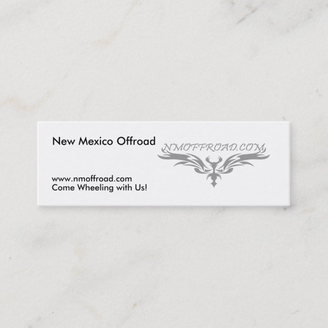 NM Offroad handout cards (Front)