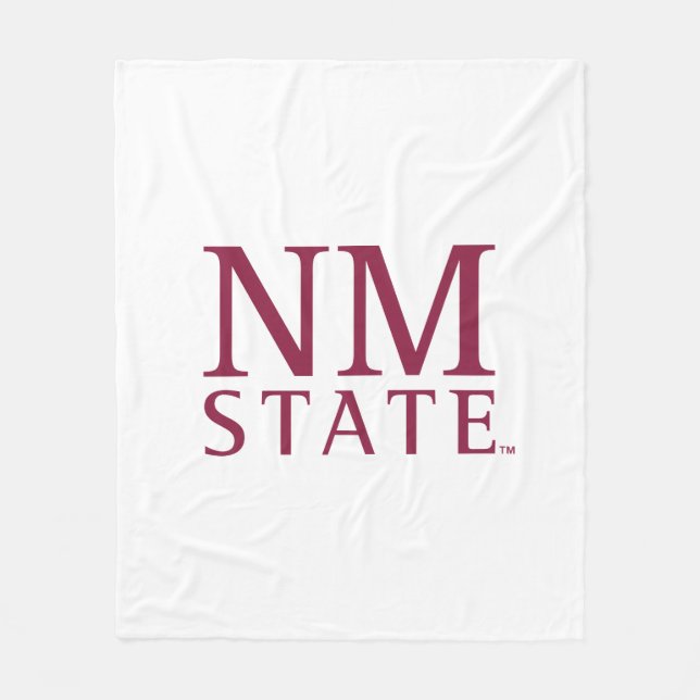 NM State Fleece Blanket (Front)