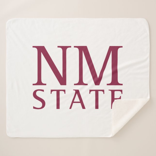 NM State Sherpa Blanket (Front (Horizontal))
