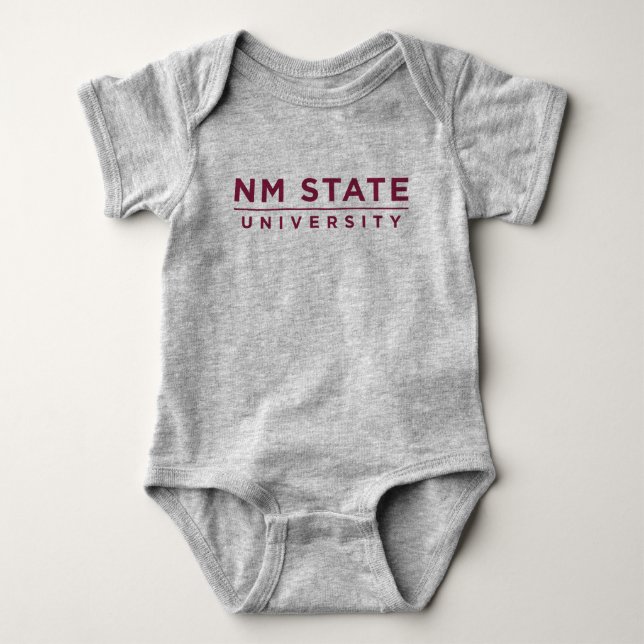 NM State University Baby Bodysuit (Front)