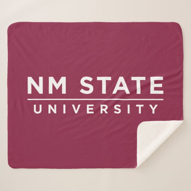 NM State University Sherpa Blanket (Front (Horizontal))