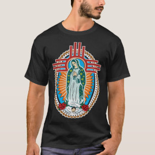 NM Zia Blessed Virgin Mary Our Lady of Guadalupe L T-Shirt