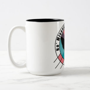 NMD Circle Design Two-Tone Coffee Mug