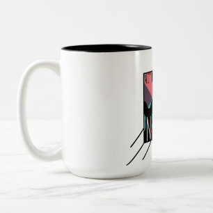 NMD Square Design Two-Tone Coffee Mug