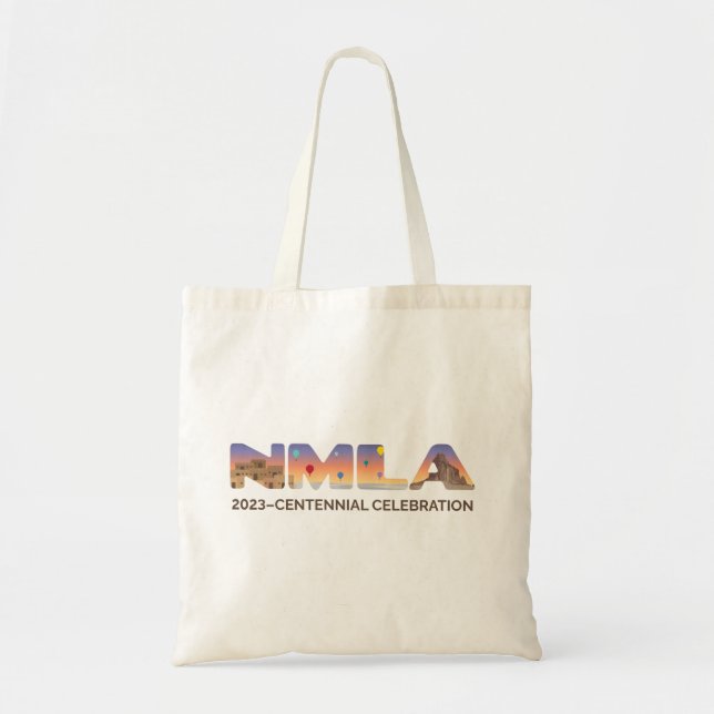 NMLA centennial logo tote bag (Front)