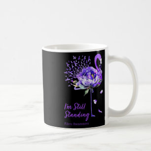 Nn Flamingo Purple Ribbon Fibro Fibromyalgia Coffee Mug