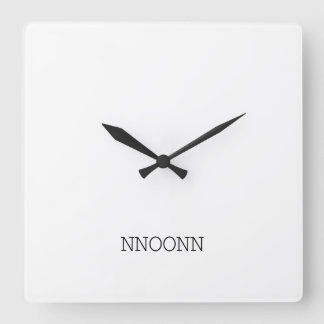NNOONN SIMPLE LOGO WALL CLOCK