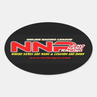 NNR oval league logo Oval Sticker