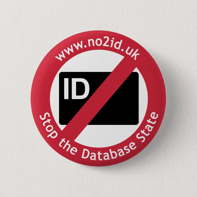 NO2ID Button Badge (Front)