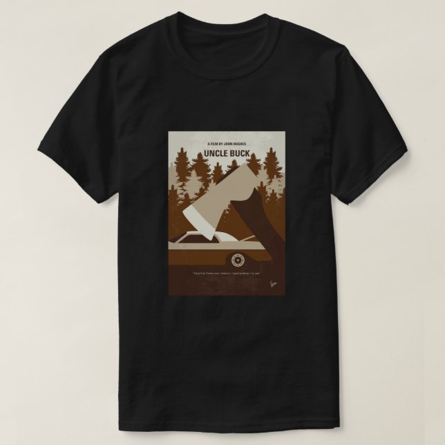 No818 My Uncle Buck minimal movie poster      T-Shirt (Design Front)