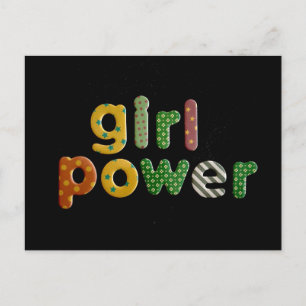 No: 10. GIRL POWER ....postcard from TFDG Postcard
