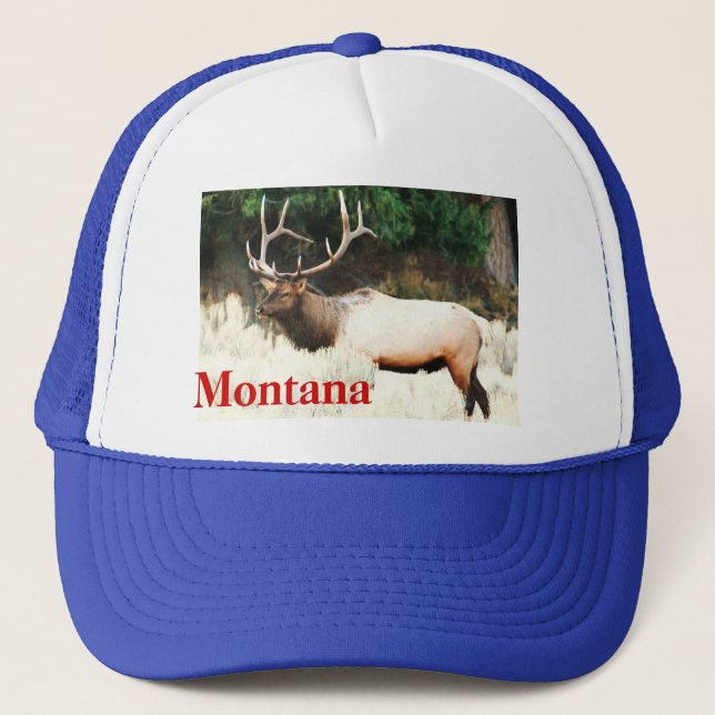 No # 14,CCP-No406,MF Truckers Cap, MT. ELK Trucker Hat (Front)
