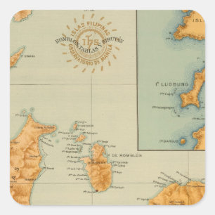 No 16 Romblon, Tablas and Sibuyan Square Sticker