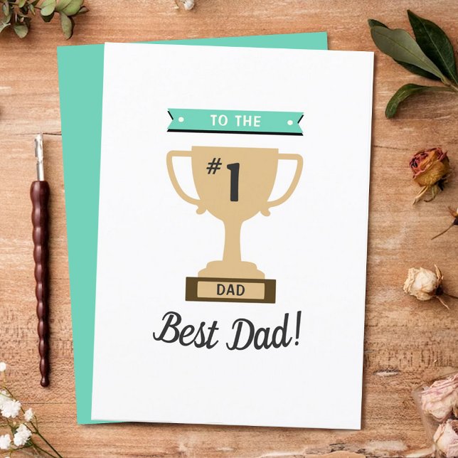 No. 1 Best Dad Award Whimsy Trophy Father's Day (Creator Uploaded)
