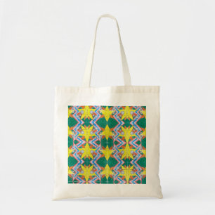 No. 1 Geometric Pattern Design (Team Mosaic) Tote Bag