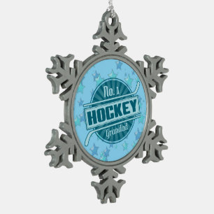 No. 1 Hockey Grandad Christmas Tree Decoration