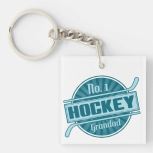 No.1 Hockey Grandad Key Ring