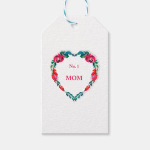 No. 1 Mum Mother's Day quote Gift Tags