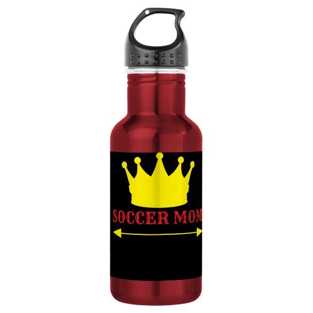 No 1 soccer mum 532 ml water bottle (Front)