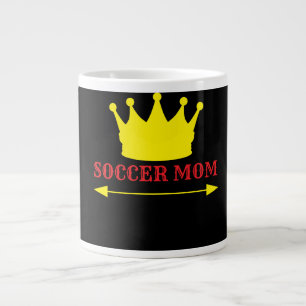 No 1 soccer mum large coffee mug