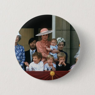 No.20 Prince William Buckingham Palace 1985 6 Cm Round Badge