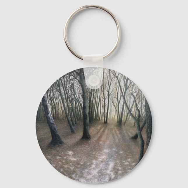 No.2 - 'After the snow' by Ron McGill. Key Ring (Front)