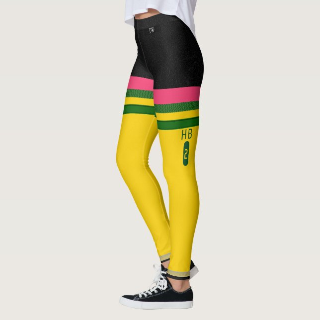No.2 Pencil Pants/Leggings Dixon Ticonderoga Style Leggings (Left)