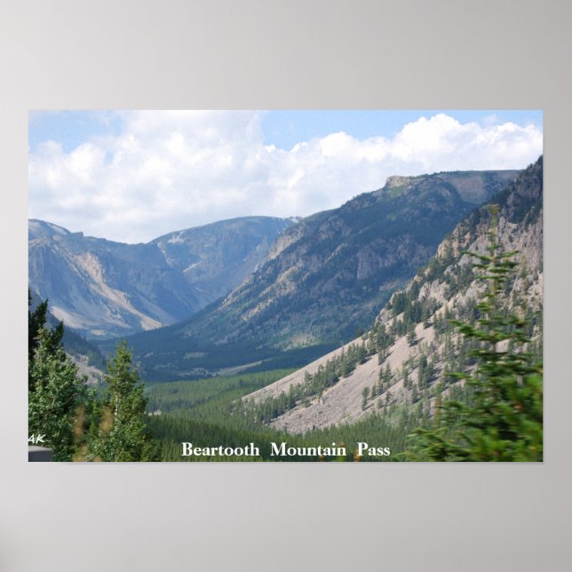 No 33 - DSC, H-27 - Beartooth Mountain Pass,Alpine Poster (Front)